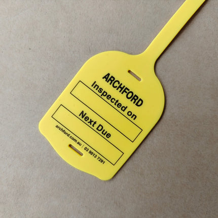 Archford Inspected On Rubber Tag