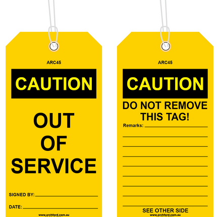 Caution - Out of Service