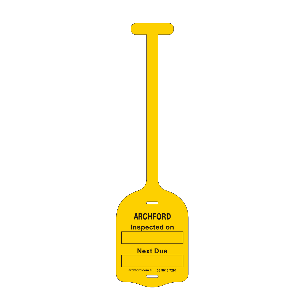 Archford Inspected On Rubber Tag