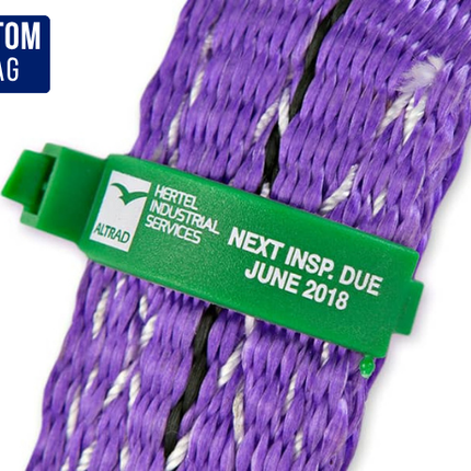 7 Inch Custom Inspection Rig Tag