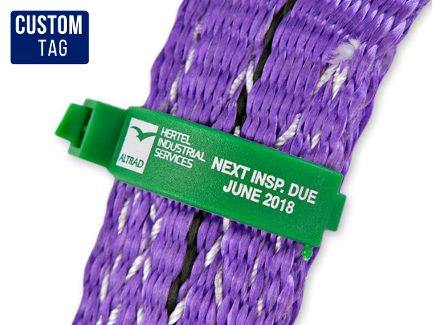 7 Inch Custom Inspection Rig Tag