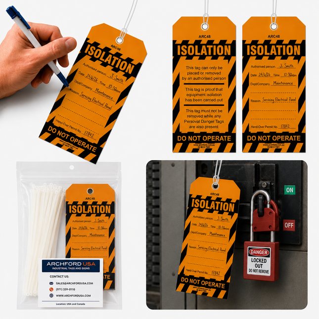 Isolation Tearproof Poly Tag