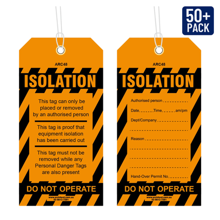 Isolation Tearproof Poly Tag