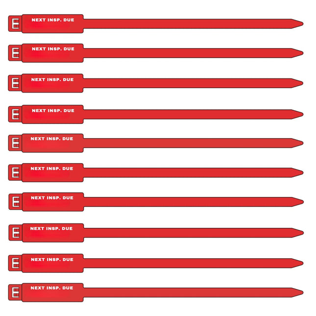 7 Inch Next Inspection Due Rig Tag (400 Pack)