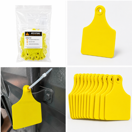 Blank Inspection Rubber Tags