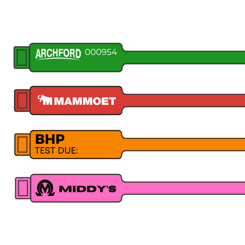7 Inch Custom Inspection Rig Tag - 100 pack