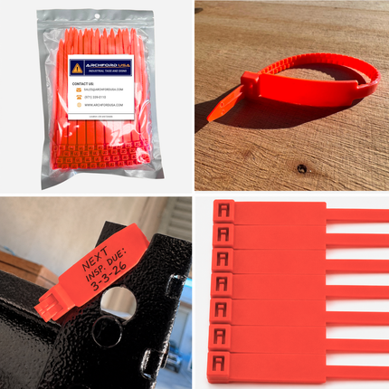 7 Inch Blank Inspection Rig Tag - 100 Pack
