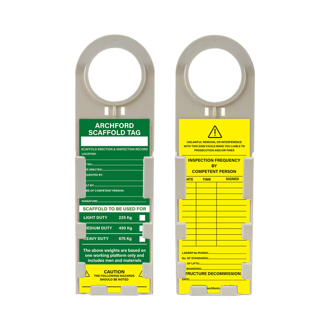 Archford Scaffold Tag Kit with Holder | Australia Wide Shipping