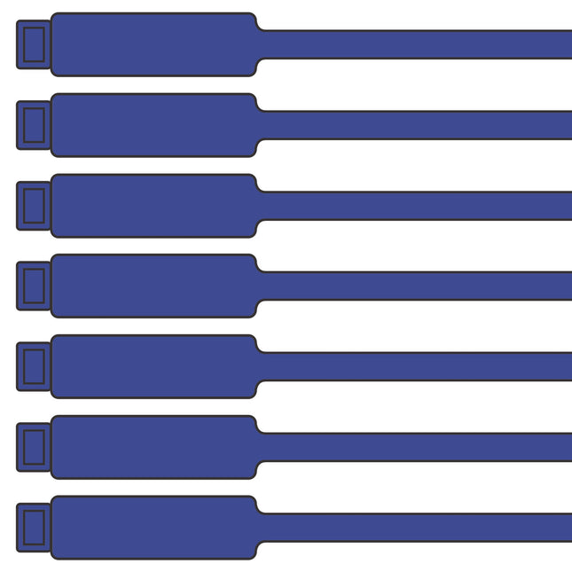 175mm Blank Inspection Rig Tag - 100 Pack | Archford