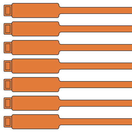 175mm Blank Inspection Rig Tag - 100 Pack | Archford