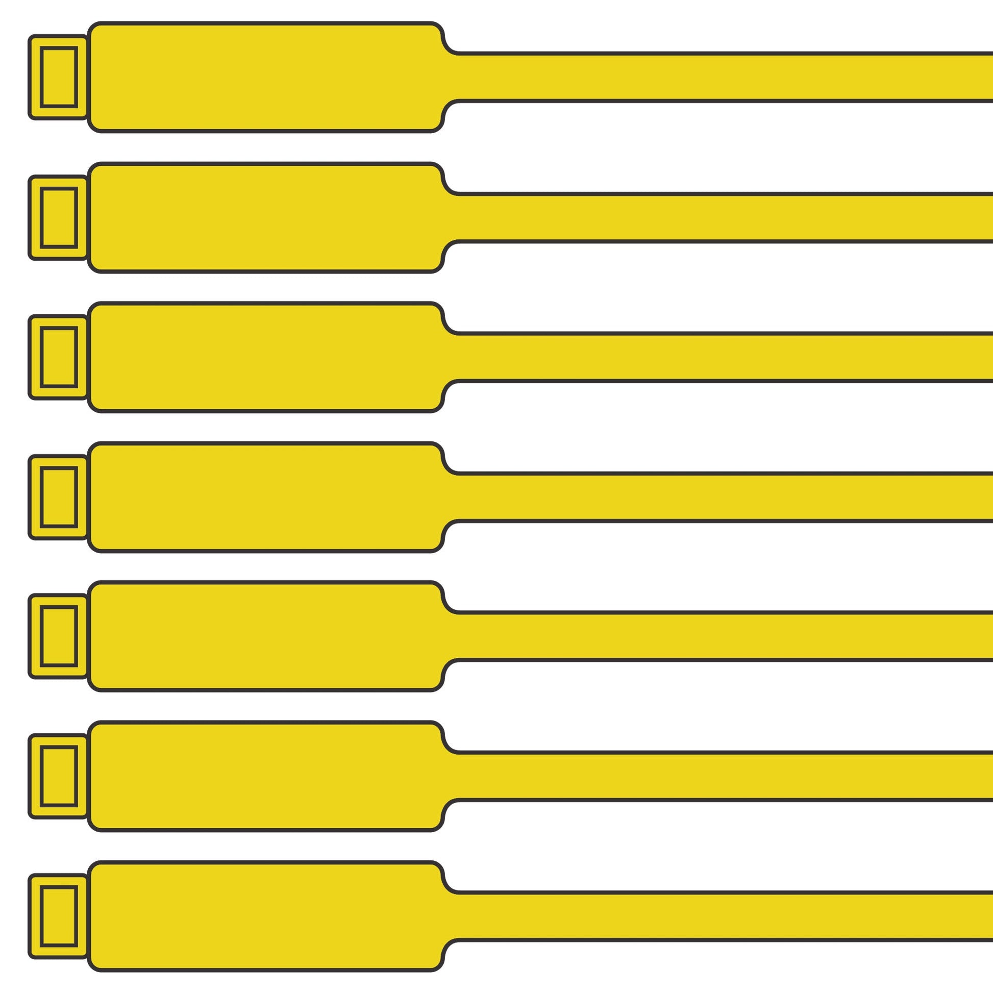 175mm Blank Inspection Rig Tag - 100 Pack | Archford