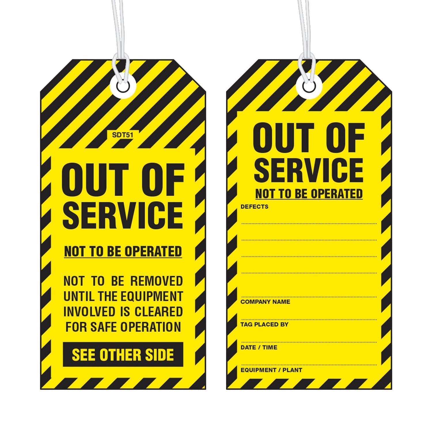 Elevator Out Of Service Tags