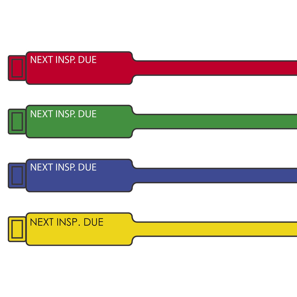 Archford 7 Inch Next Insp. Due: Rig Tag (400 Pack) | Same Day Shipping
